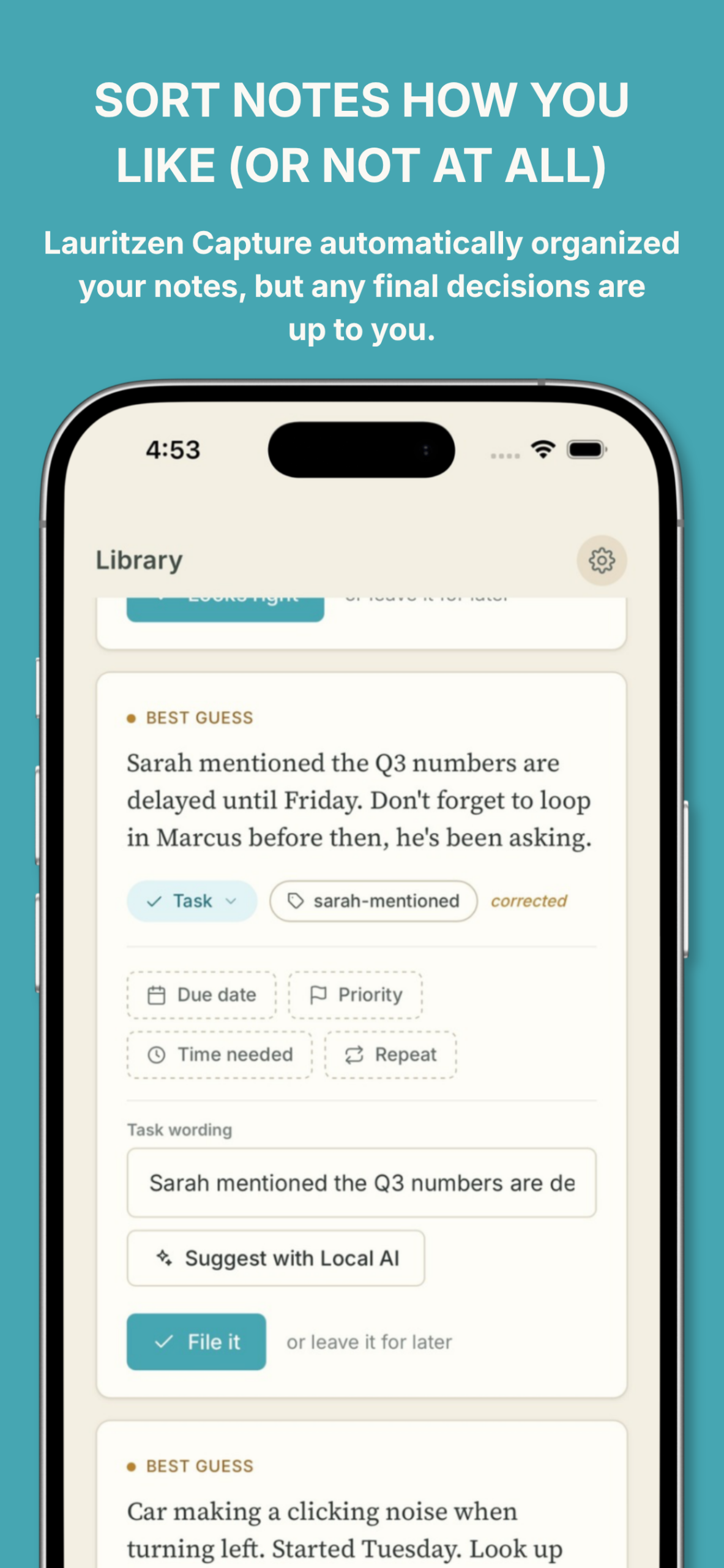 Type or dictate screenshot